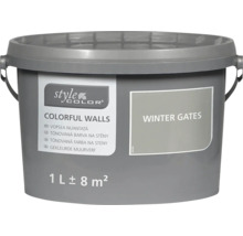 Style Color Colorful Walls muurverf in emmer 1 liter kleur Winter Gates