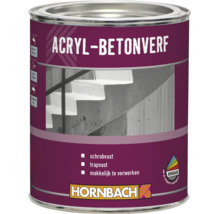 Blik Hornbach acryl betonverf met afbeelding van een betonnen trap voor binnen en buiten