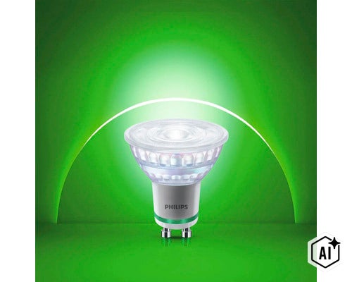 Philips LED reflectorlamp met GU10 fitting (Image AI modified or generated)