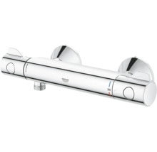 Grohe thermostatische douchekraan voor wandmontage met veiligheidsblokkering op 38 graden Celsius