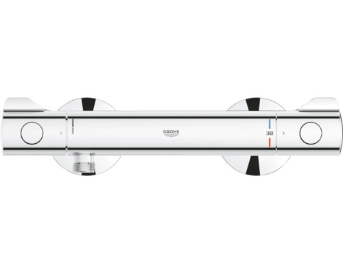 Grohe thermostatische douchekraan voor wandmontage met temperatuurbegrenzer op 38 graden Celsius