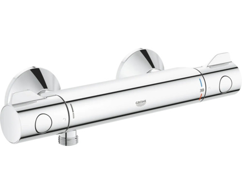 Grohe thermostatische douchekraan voor wandmontage met temperatuurregeling en 38 graden veiligheidsblokkering