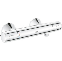 Grohe thermostaat douchekraan voor wandmontage met temperatuurinstelling en veiligheidsblokkering bij 38 graden Celsius