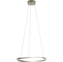 Moderne ronde LED hanglamp met plafondkap en dunne draadophanging