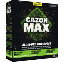 ECOstyle Gazon Max gazonherstelset All in One Powerpack voor 20 vierkante meter gazon inclusief meststof graszaad kalk en bodemleven