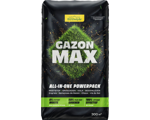 ECOstyle Gazon Max All-in-One Powerpack gazonmest en graszaad voor 300 vierkante meter
