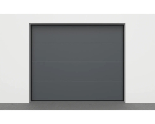 Modern sectionaaldeur voor garage met horizontale panelen