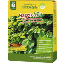 ECOstyle Hagen-AZ Plus biologische meststof voor heggen, verpakking van vier kilogram voor gezonde en dichte hagen