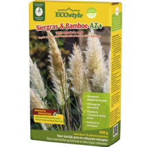 ECOstyle Siergras en Bamboe AZ plus biologische meststof voor siergrassen en bamboe, 800 gram verpakking voor sterke groei en weerstand.