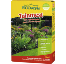 ECOstyle Tuinmest voor weerbare planten en bomen, 2 kilogram voor 20 vierkante meter, 100 procent organische meststof.