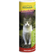 ECOstyle KattenSchrik kattenverjager strooikorrels in een strooibus om katten uit de tuin te weren.