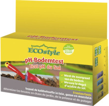 ECOstyle pH Bodentest set voor het meten van de zuurgraad van de bodem in de tuin en het gazon inclusief 8 tests voor kalkbehoefte
