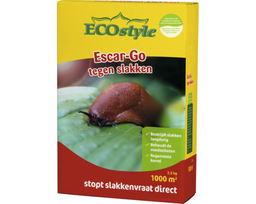 ECOstyle Escar-Go slakkenkorrels 2,5 kilogram voor de bestrijding van slakken