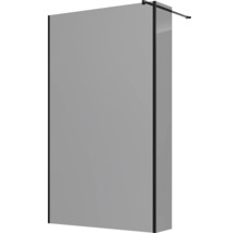 Inloopdouchewand met frameloos glas en wandbevestiging