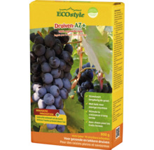 ECOstyle Druiven-AZ+ biologische meststof voor druiven, 800 gram verpakking voor gezonde groei en stevige vruchten.