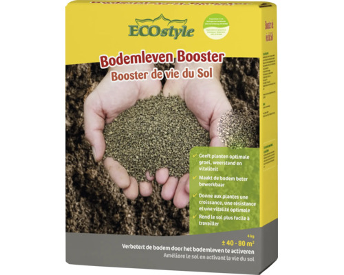 ECOstyle Bodemleven Booster 4 kilogram voor bodemverbetering en activatie van het bodemleven