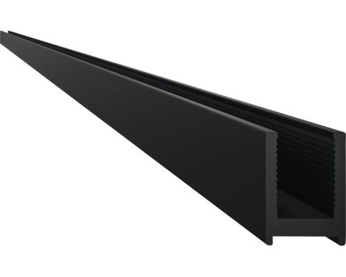 U-profiel rail van aluminium voor glazen panelen
