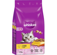 Whiskas 7 plus droogvoer voor katten met kip 1,9 kilogram zak
