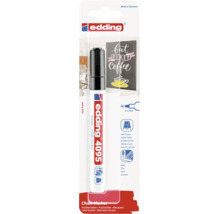 Edding 4095 krijtmarker met 2 tot 3 millimeter ronde punt in blisterverpakking voor donkere borden en glasoppervlakken.
