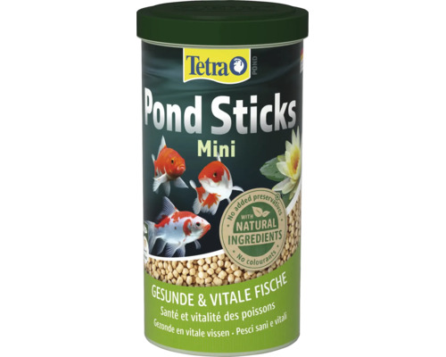 Tetra Pond Sticks Mini vijvervoer blik voor een gezonde voeding van vijvervissen.