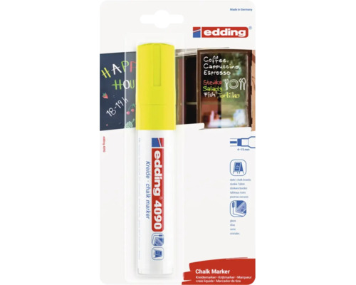 Edding 4090 krijtstift voor schoolborden en glas in blisterverpakking