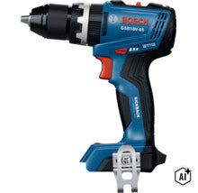 Bosch accu klopboormachine GSB 18V-65 met koolborstelloze motor en KickBack Control functie. (Image AI modified or generated)