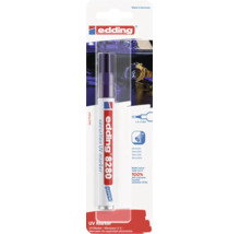 Edding 8280 UV marker met een lijnbreedte van 1,5 tot 3 millimeter in de verkoopverpakking.
