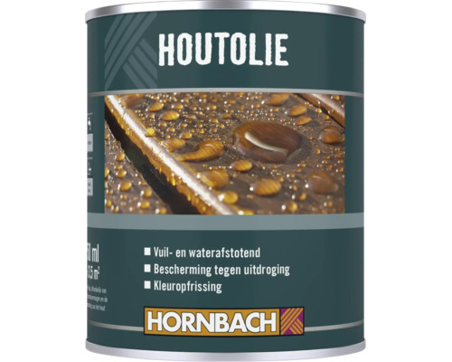 Bus HORNBACH houtolie voor het beschermen en onderhouden van houten oppervlakken voor buiten