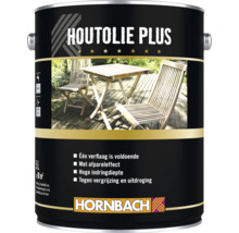 Bus Hornbach Houtolie Plus houtolie voor buiten voor houten tuinmeubels met waterafstotende werking voor het onderhoud van houten oppervlakken