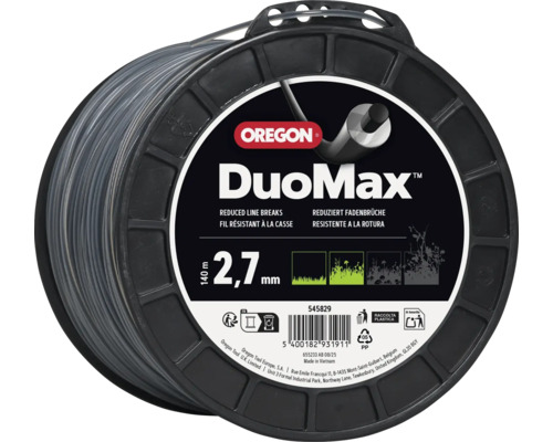 Oregon DuoMax maaidraad voor grastrimmer, diameter 2,7 millimeter, lengte 140 meter op haspel.