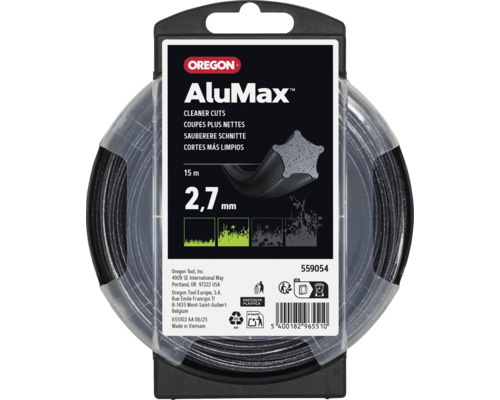 Oregon AluMax maaidraad voor grastrimmer, 2,7 millimeter diameter, 15 meter lengte, stervormig