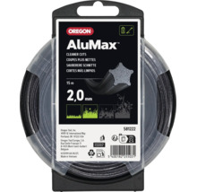 Oregon AluMax maaidraad voor grastrimmer, 2,0 millimeter diameter, 15 meter lengte, stervormig, geschikt voor gras en onkruid.