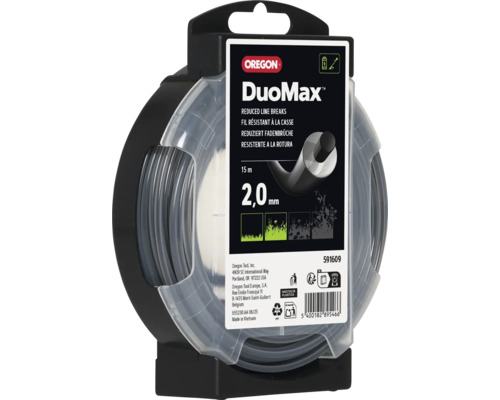 Oregon DuoMax maaidraad met 2,0 millimeter diameter en 15 meter lengte voor grastrimmers