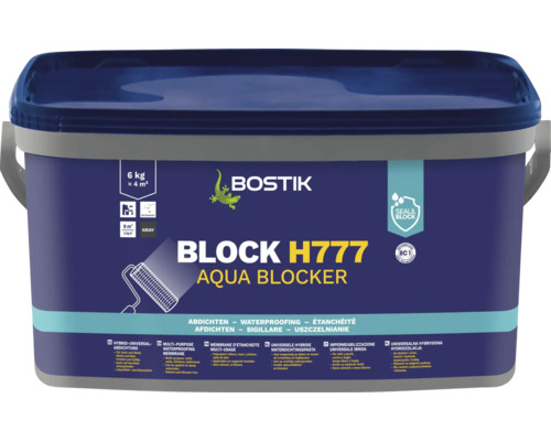 Bostik Block H777 Aqua Blocker afdichtingspasta in emmer 6 kilogram voor universele afdichting