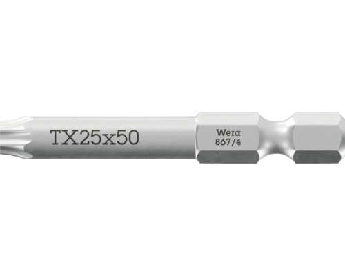 Wera Torx schroefbit TX 25, 50 millimeter lengte