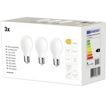 Drie stuks led lampen A60 E27 8 Watt 1055 Lumen 6500 Kelvin niet dimbaar