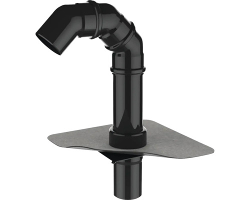 Dakontluchtingspijp met regenkap en dakdoorvoer voor dakontwatering of ventilatie