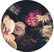 Bloemstuk met rozen, hortensia''s en madeliefjes