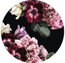 Bloemenpatroon op rond object