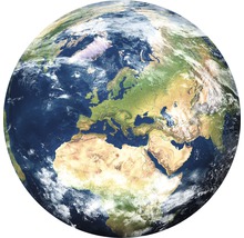 Globaal beeld met Europa en Afrika