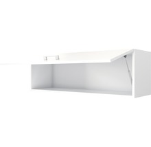 Wandkast met open klep en handgreep