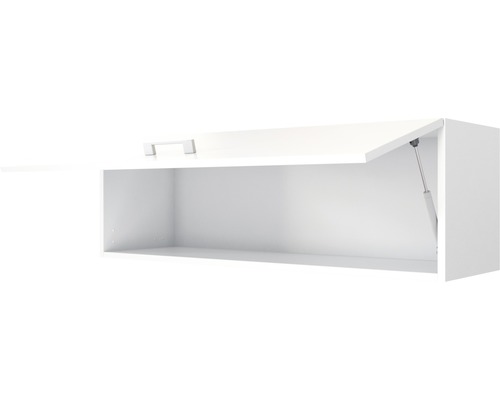 Wandkast met open klep en handgreep