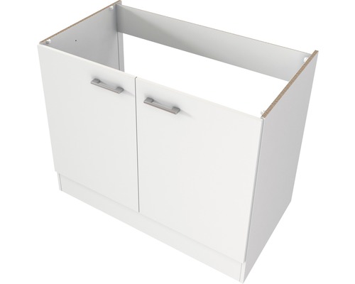 Wastafelonderkast met twee deuren