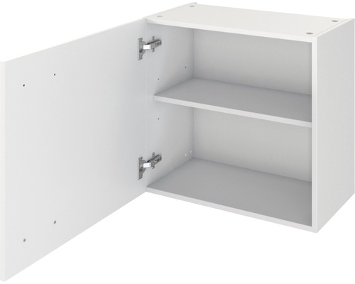 Geopende hangkast met twee planken