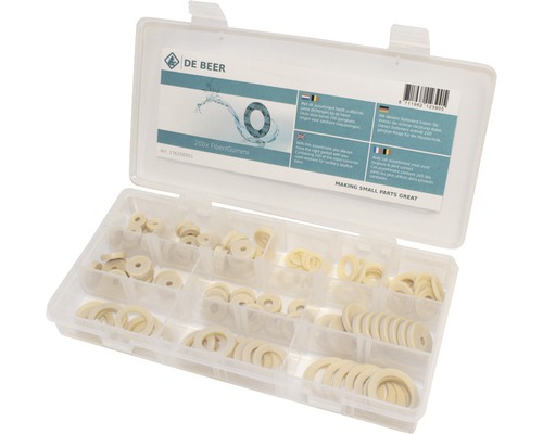 KÖRO Pakkingset Kraanschijf Platte rubberring voor Kraan 30 mm 120 Stuks