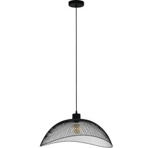 Hanglamp met zwarte metalen structuur