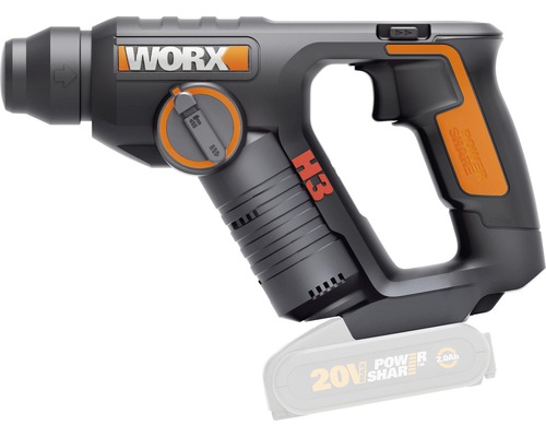 WORX Accu boorhamer WX394.91 zonder accu kopen HORNBACH