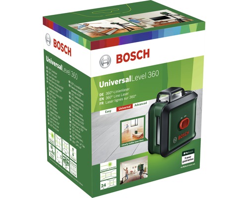 Bosch Universal Level 360 lijnlaser in verpakking