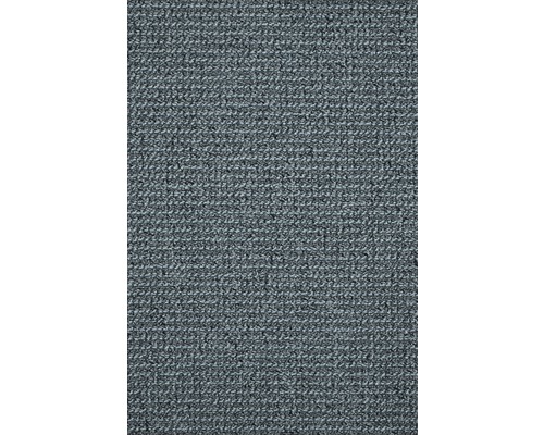 Tapijt bouclé Tulsa blauw 400 cm Close-up van een grijs tapijt met textuur