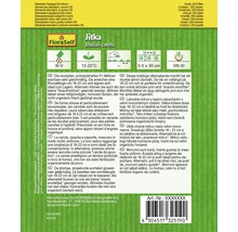 Zadenverpakking van het merk FloraSelf met zaden voor wortelen van het ras Jitka